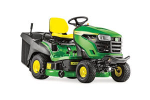 John-Deere-Rasentraktor-X167-R-gruenes-Maehdeck